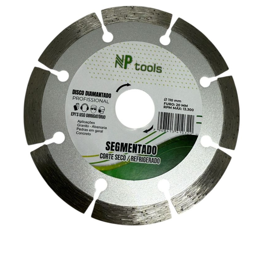 DISCO - SEGMENTADO CORTE SECO REFRIGERADO 20MM - NP TOOLS