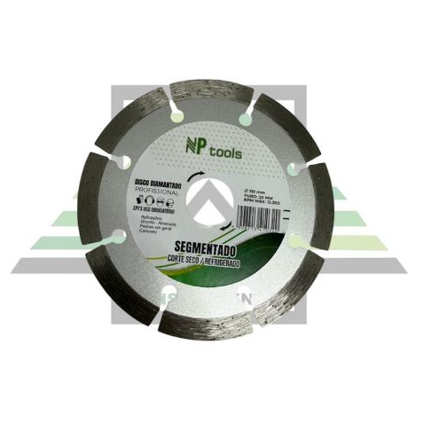 DISCO - SEGMENTADO CORTE SECO REFRIGERADO 20MM - NP TOOLS
