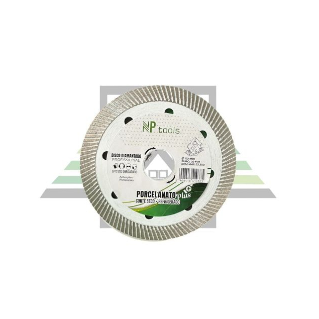 DISCO - SEGMENTADO CORTE SECO REFRIGERADO 20MM - NP TOOLS