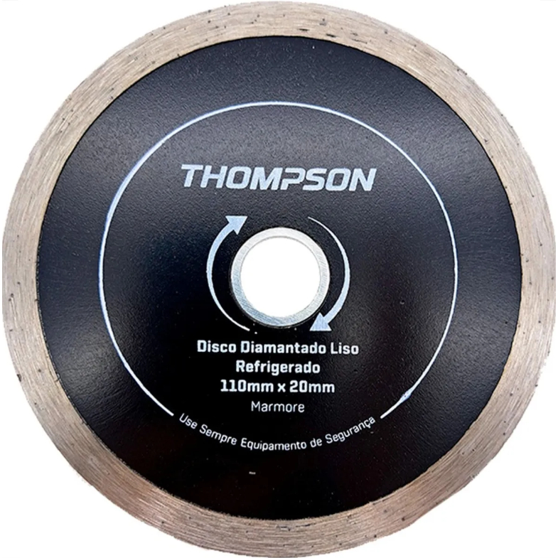 Disco Diamantado Thompson Liso Refrigerado 110mm X 20mm - 69