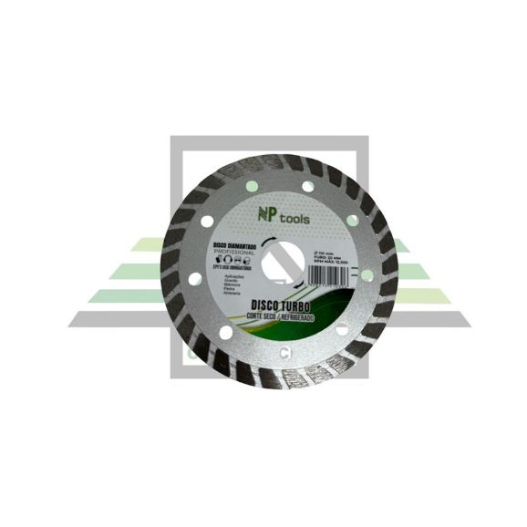 DISCO TURBO - CORTE SECO REFRIGERADO - 20MM - NP TOOLS