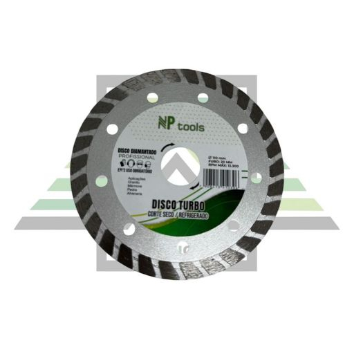 DISCO TURBO - CORTE SECO REFRIGERADO - 20MM - NP TOOLS