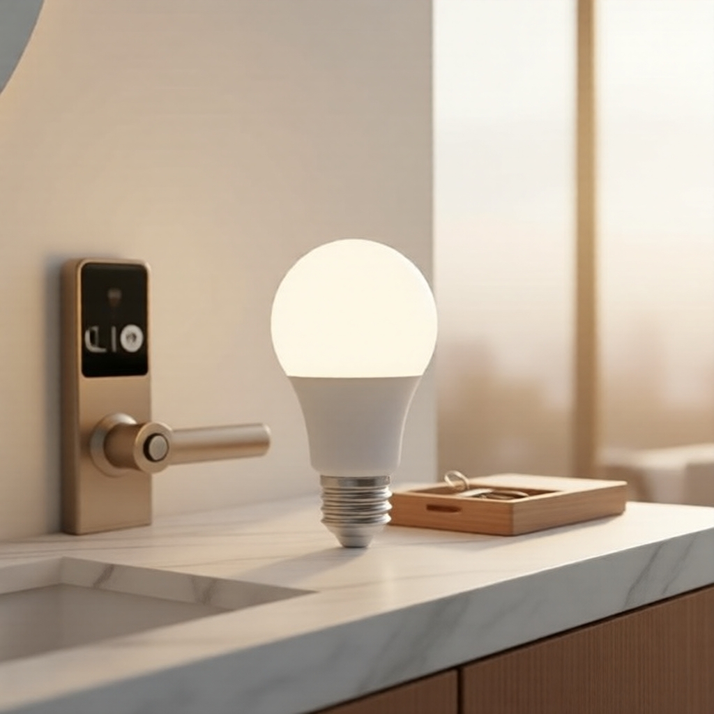 Lâmpada LED com Sensor de Movimento PIR 1/2 E27 4,4W AXUS, AC85-265V, Liga/Desliga Automático, Ideal para Iluminação