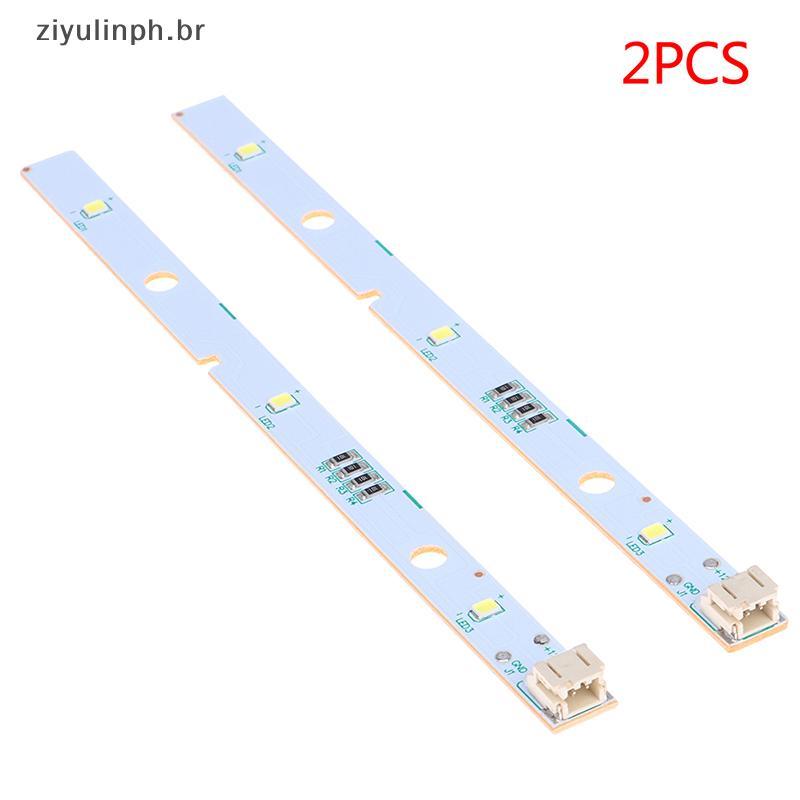 ziyulinph 2 Pcs Barra De Luz Do Freezer Faixa LED Para Geladeira RONGSHENG/HISENSE Light E349766 MDDZ-162A 1629348 DC12V