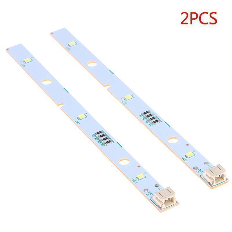 FFBR 2PCS Barra De Luz Do Freezer Faixa LED Para Geladeira RONGSHENG/HISENSE Light E349766 MDDZ-162A 1629348 DC12V 2W Qu