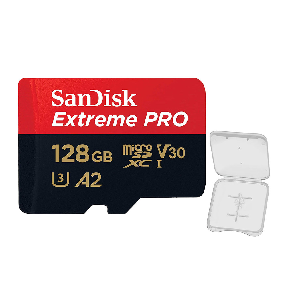 Cartão Memória  Sandisk 128gb Micro Sd com Adaptador +Case (K-4365-1698)