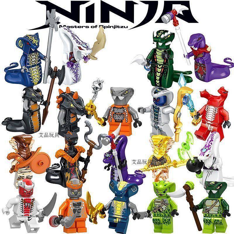 Ninjago Snake Monster Pie Sautat La Mandu Villain Building Blocks Doll Educational Assembled Toys GaVl