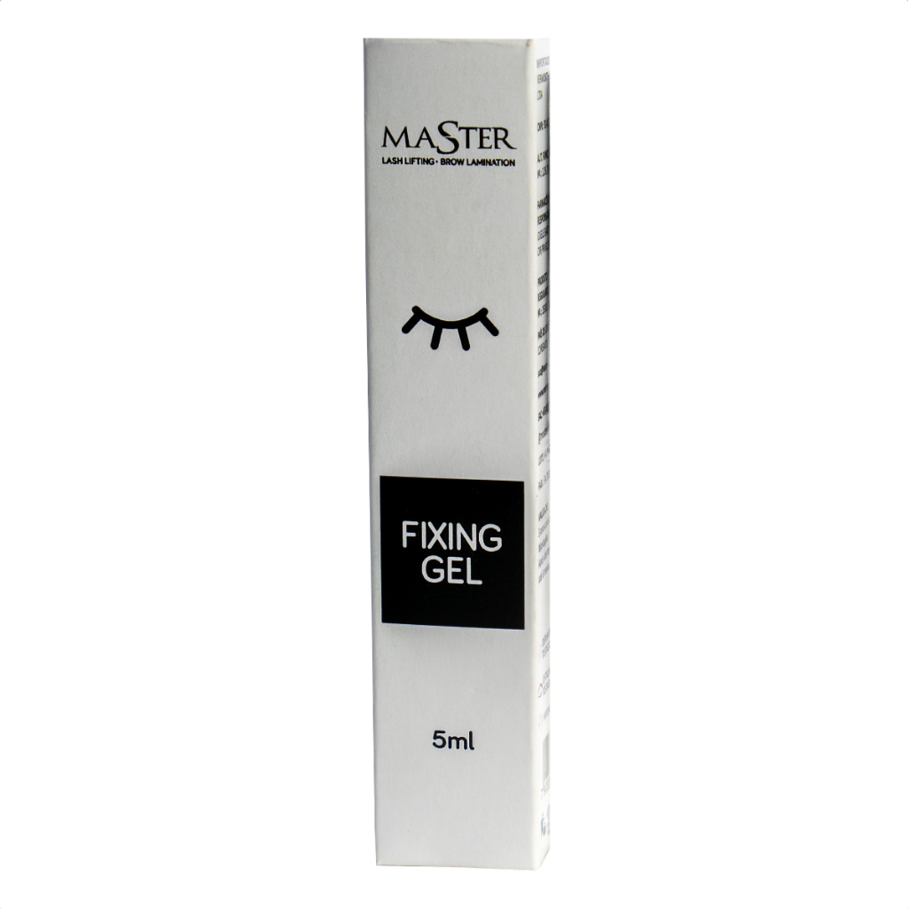 Gel Fixador para Lash Lifting Master Fixing Gel 5ml com Pincel para Alinhar os Cílios