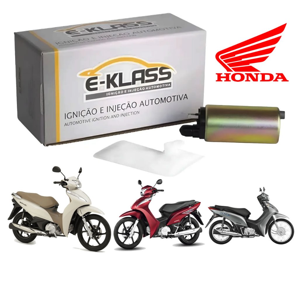 Refil Bomba De Combustivel Honda Biz 125 2009 até 2015 refil com filtro 3bar 12v eklass nova top