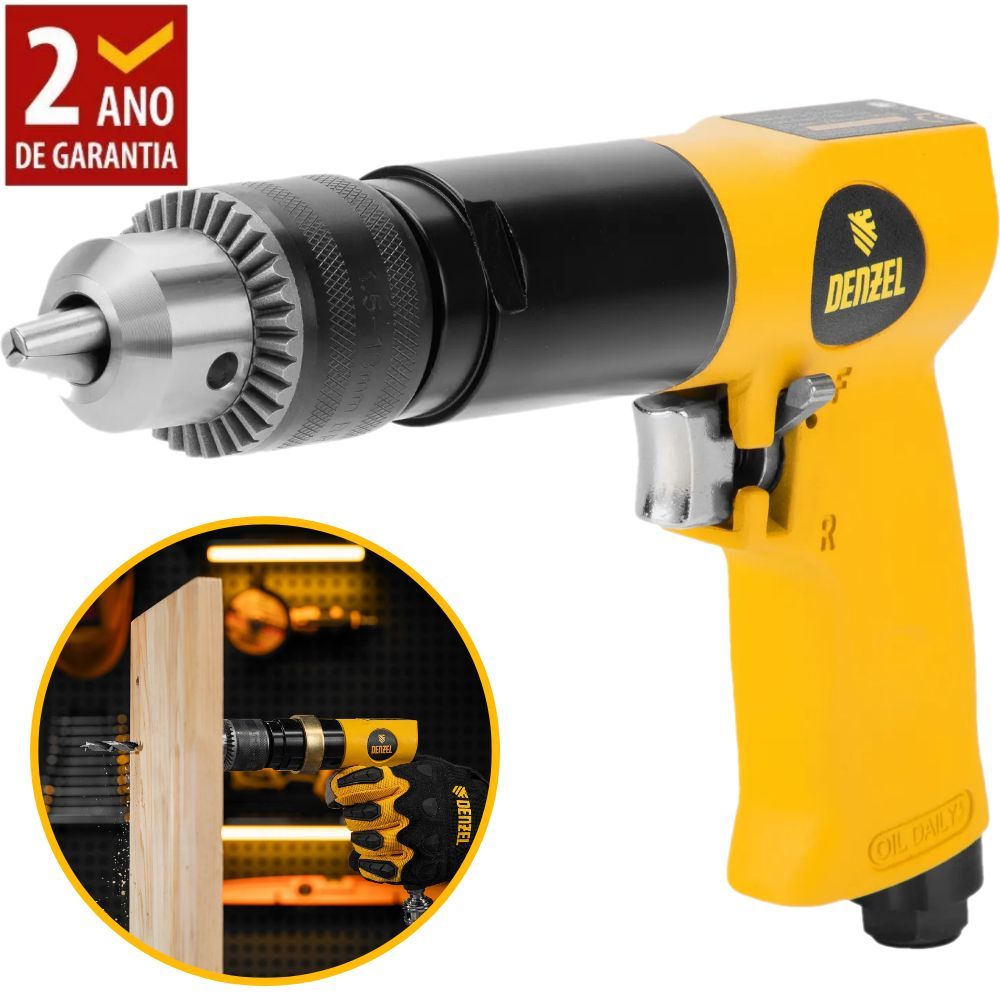 Furadeira Pneumatica Reversível PD500, 1/2