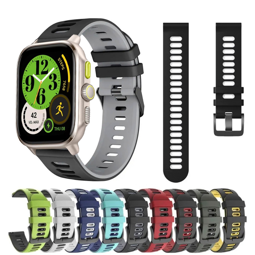 Pulseira 20mm de silicone SPORT para Smartwatch Amazfit Cheetah Square