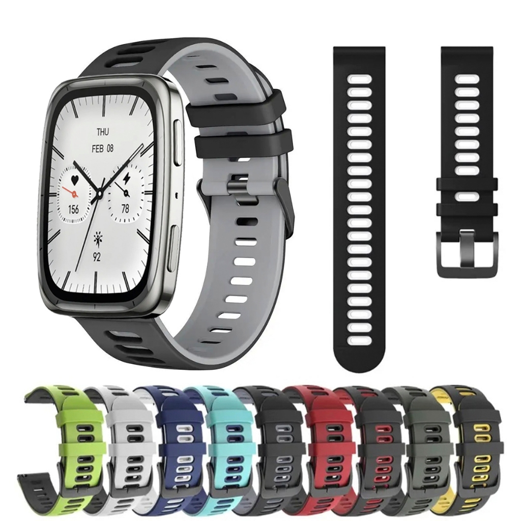 Pulseira 20mm de silicone SPORT para Smartwatch Amazfit Active 2 Square