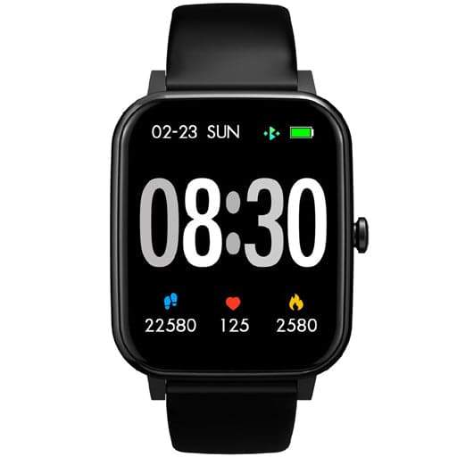 Relógio Smartwatch Fit 2.0 pulseira metal Bluetooth, Estilo Premium Square Calling Watch