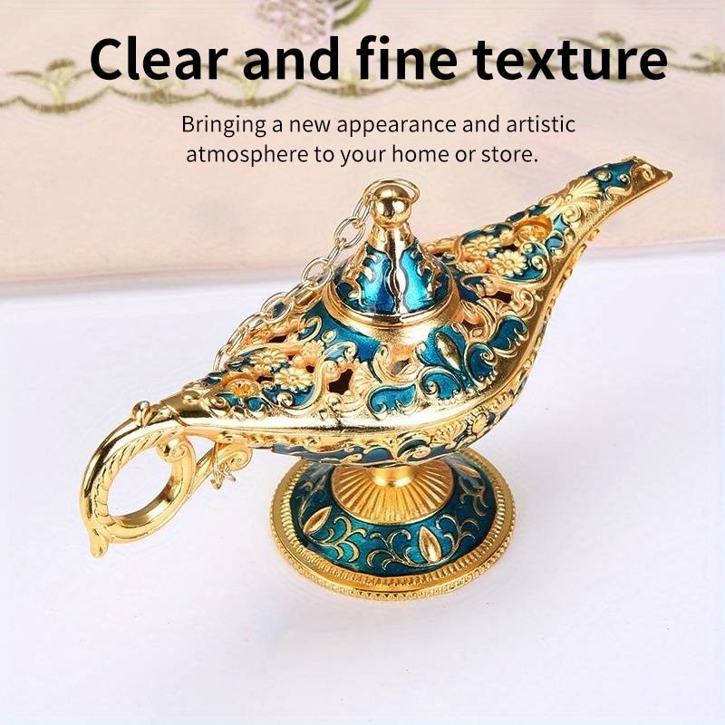 Aladdin Lamp Decoration European Vintage Home Russo Wishing Metal Decoração Artesanato