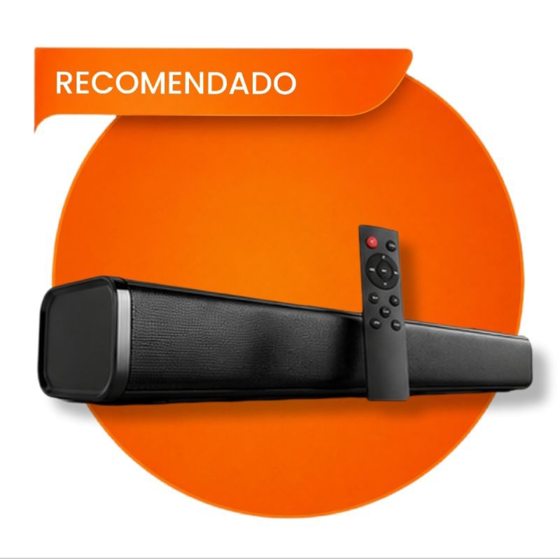 Caixa de Som Sound bar Home Theater Para Smart Tv Bluetooth RCA e PS2 80w