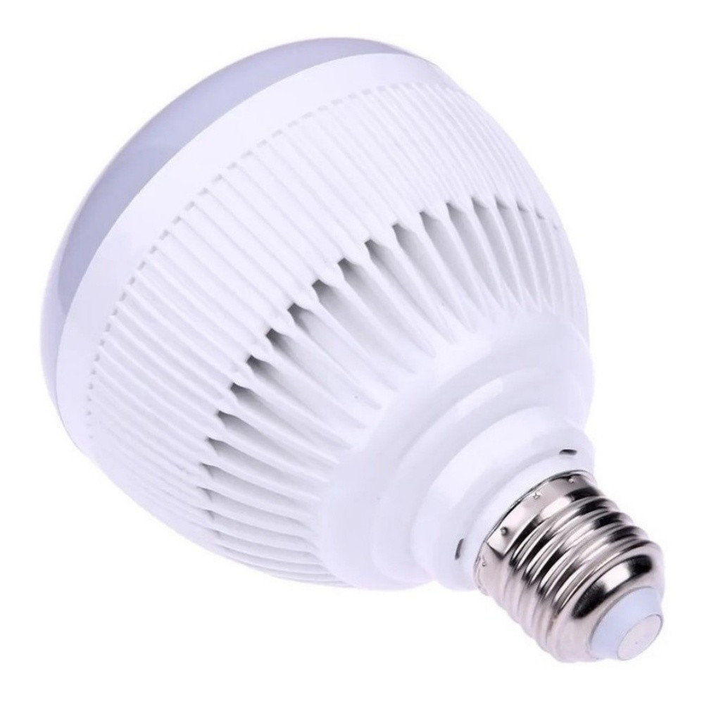 Lampada Bluetooth LED RGB 12W Caixinha De Som Com Controle Bivolt