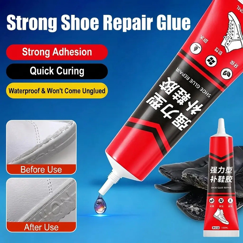 [Adesão Poderosa] Super Strong Shoe Glue/Powerful Bonding/Leather Repair/Waterproof/Quick Dry Shoe Adhesive Para Sapatos