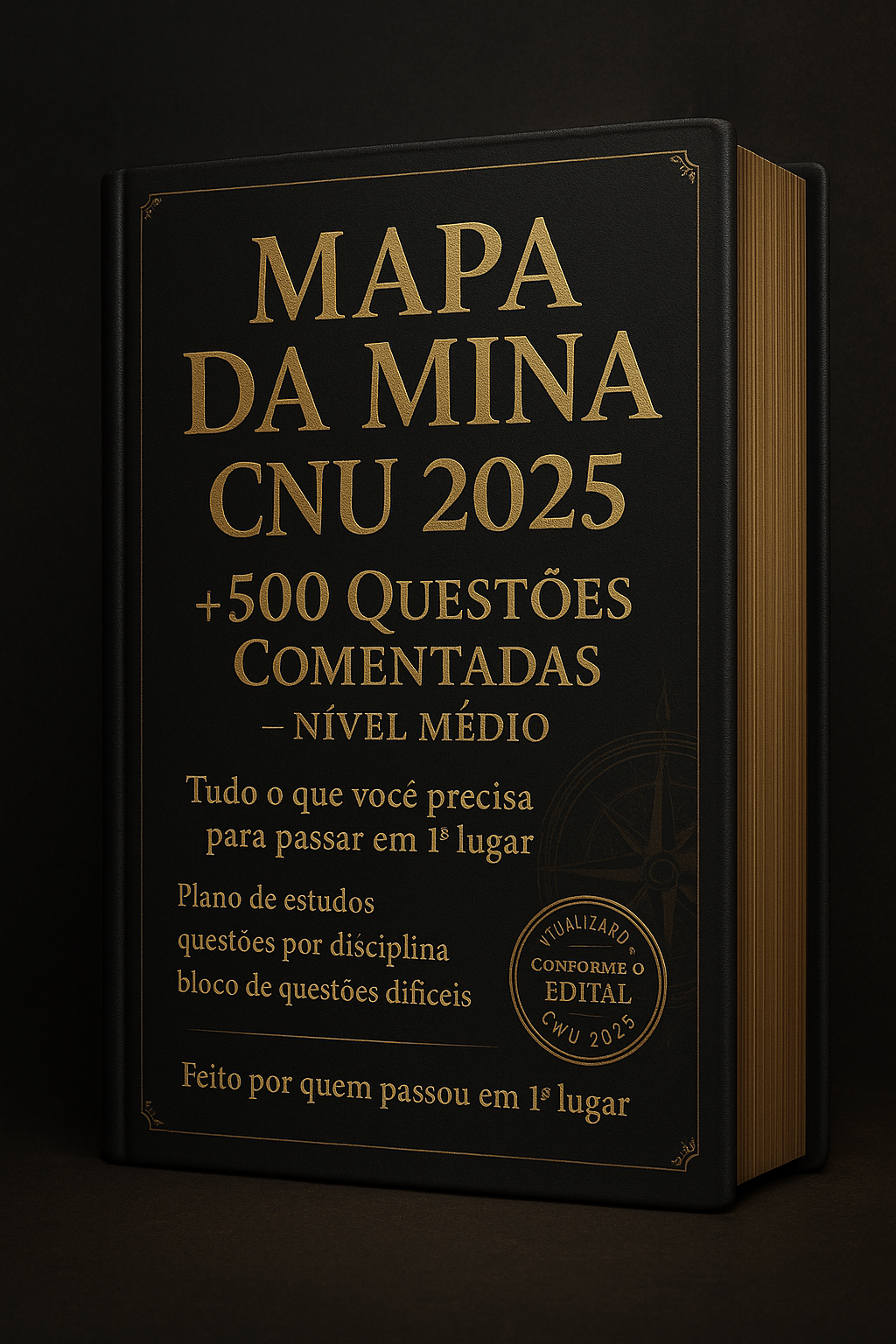 MAPA DA MINA CNU 2025 – + 500 Questões Comentadas + Estratégia de Estudo