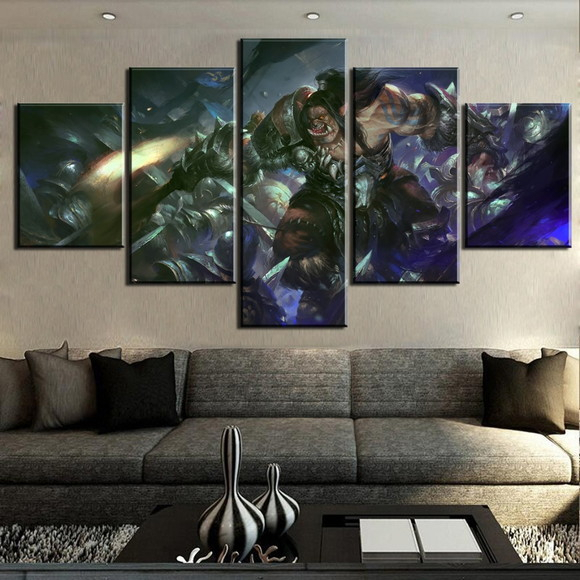 Quadros Decorativo Mosaico 5 peças Sala Quarto Mdf Alta Resolução Full HD uga-De-Solider-Tarkov