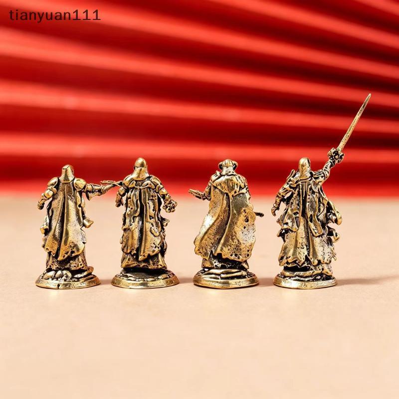 tianyuan111 Mediaval Legion Wraith Soliders Modelo Estatuetas De Brinquedo Miniaturas Cobre Cavaleiro Ornamento Decoraçã