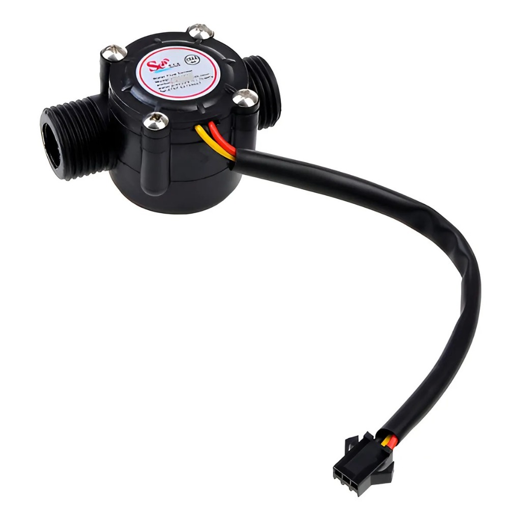 Sensor Do Fluxo Vazão 5-18V Medidor 1-30L/Min 1/2Pol Yf-S201