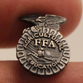 PIN USA AGRICULTURAL EDUCATION FFA AGUIA NO TOPO PRATEADO IMPORTADO