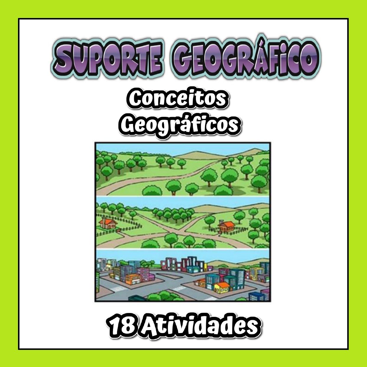 18 Atividades sobre Conceitos Geográficos ????