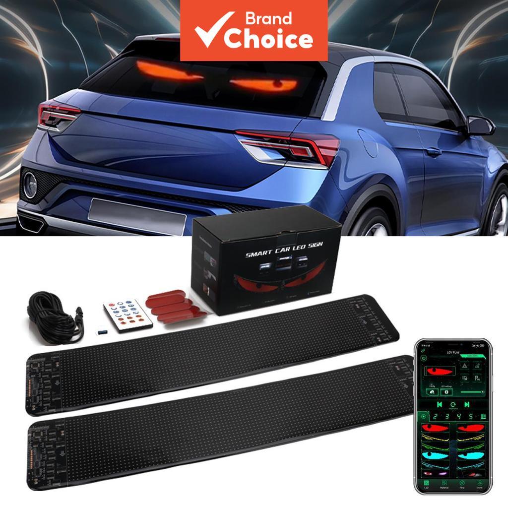 KEVANLY Bluetooth App Control Devil Eyes LED Light Sinal De Rolagem Flexível Para Caminhão