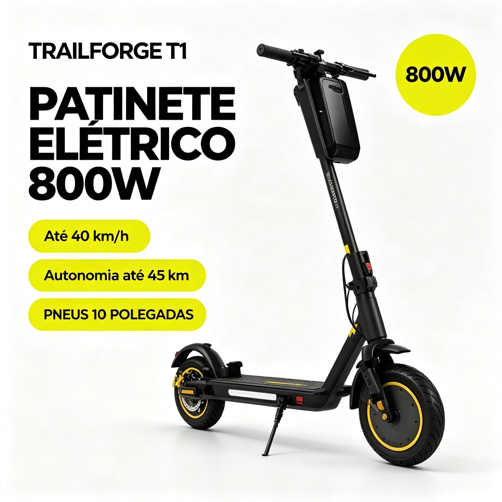 Trailforge-T1 electric scooter 800w 10
