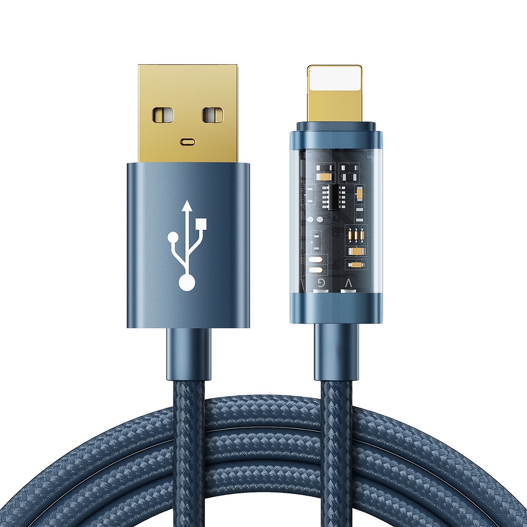 Cabo Usb Para Lightning 20W Carga Rápida 1,2m Azul Joyroom