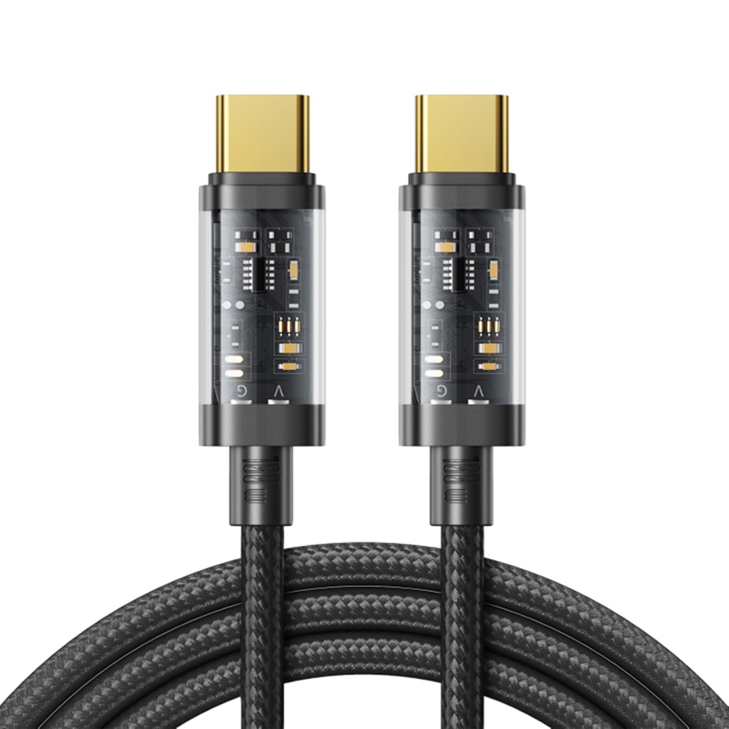 Cabo Usb C 100W Carregamento Ultra Rápido 1,2m Preto Joyroom