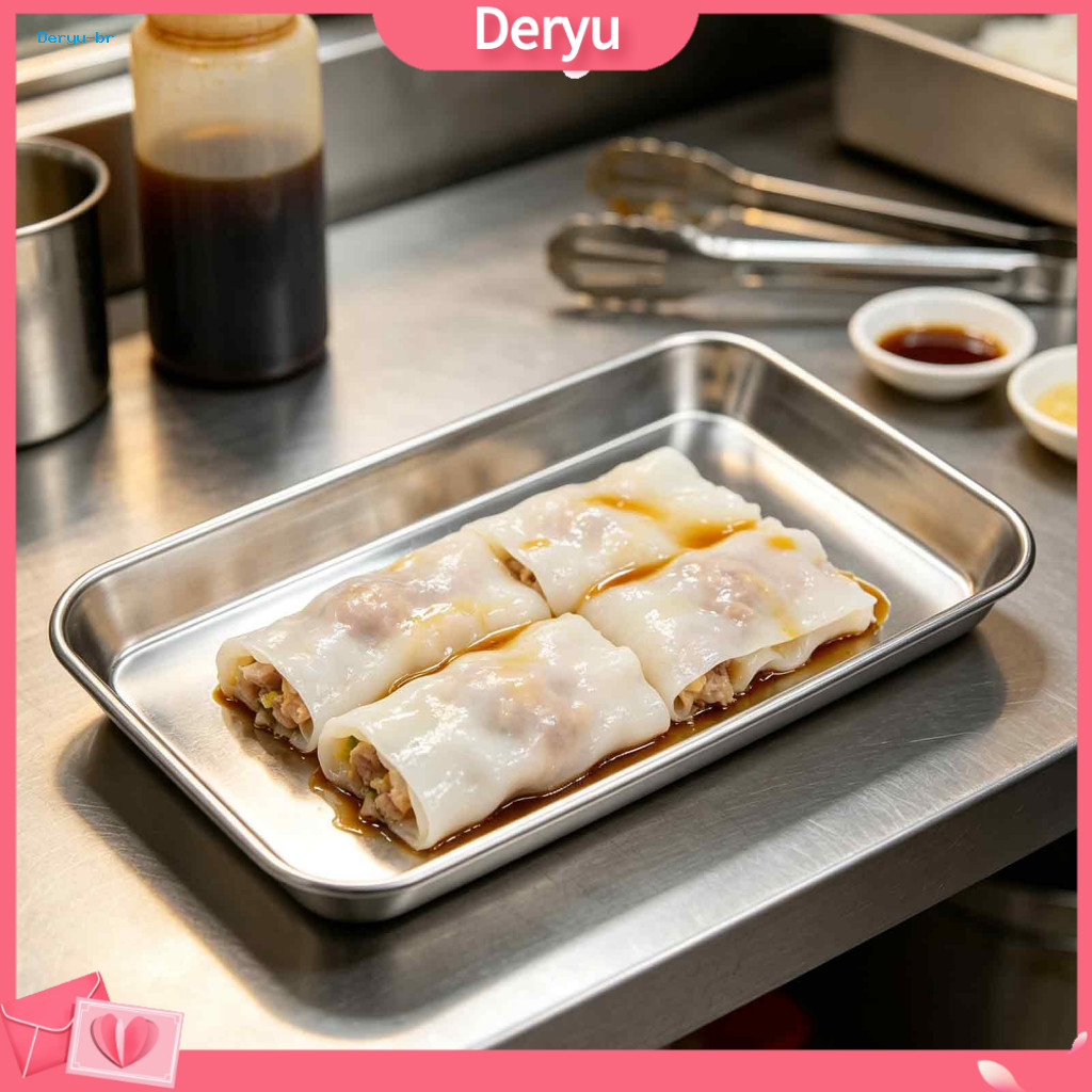 Rust Resistant Kitchenware Stainless Steel Square Plate Serving Plates Condiment Dish Snack Tray Grill Baking Steamer Pa