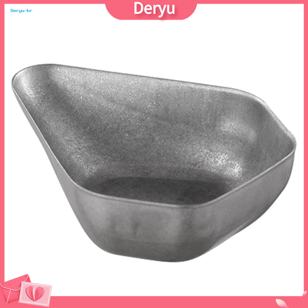 Brew Coffee Accessory Stainless Steel Bean Weighing Tray with Triangular Pouring Spout Smooth Edges Measuring Dish for E
