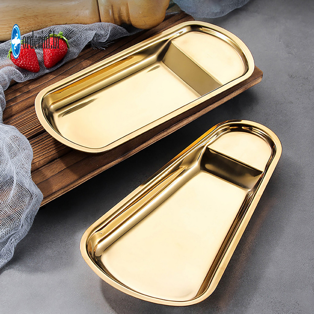 Stainless Steel Utensil Non Stick Spoon Buffet Tray with Serving Holder Food Tongs Rack Plate – Kitchen Counter Organi