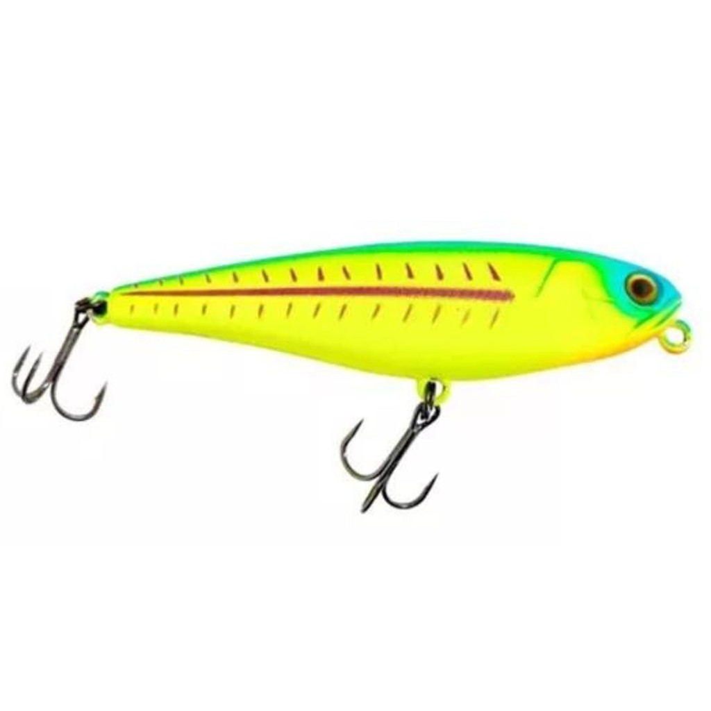 Isca Artificial para Pescaria Jackall Water Moccasin 75 7,5cm 9,4g – Cor Bone Blue Chartreuse