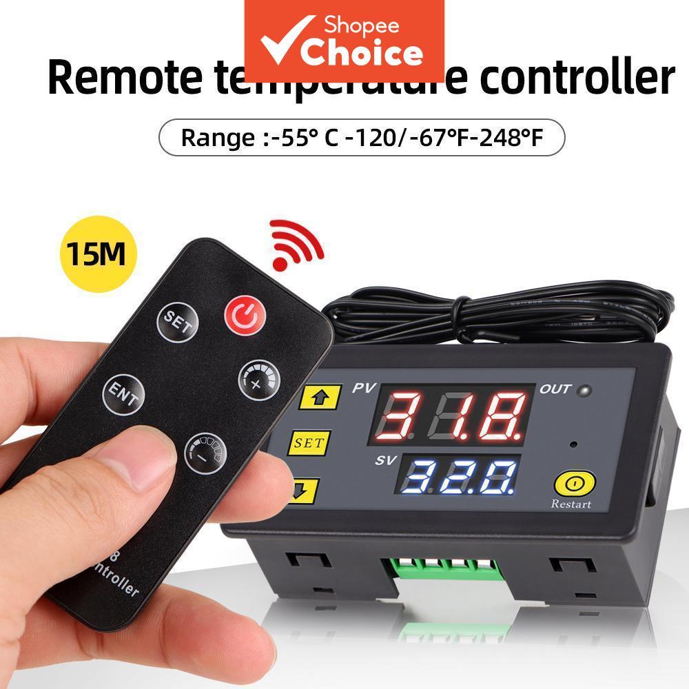 ZFX-W1608 DC12V Termostato Controlador De Temperatura Digital Com Controle Remoto Sensor NTC Microcomputador Para Freeze