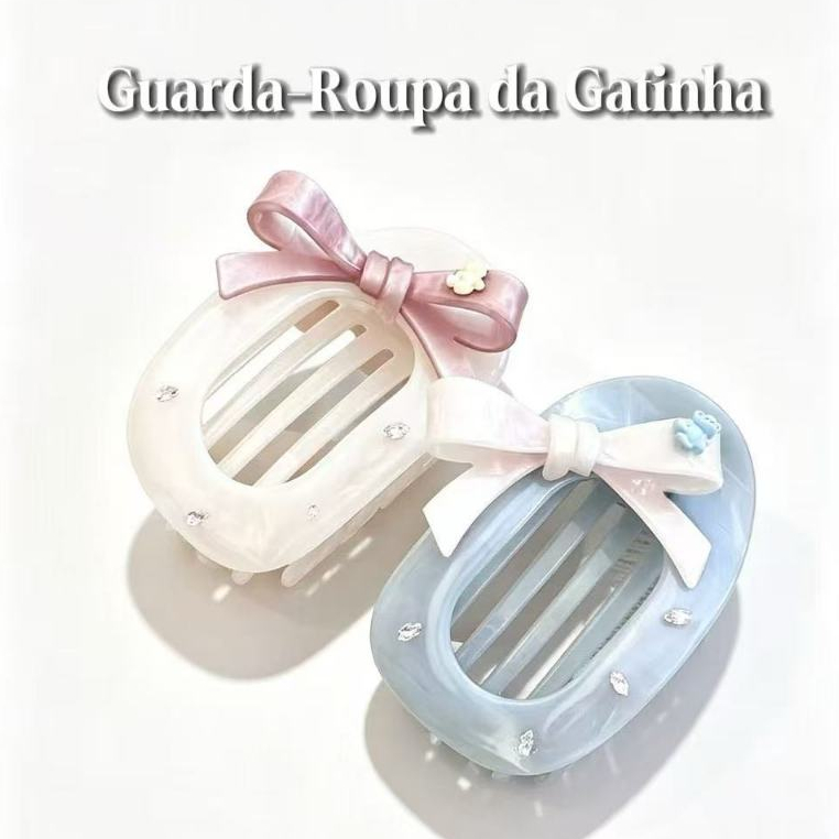Duckbill clip new style flat round hair clip strong grip teeth foldable comfortable curved Design