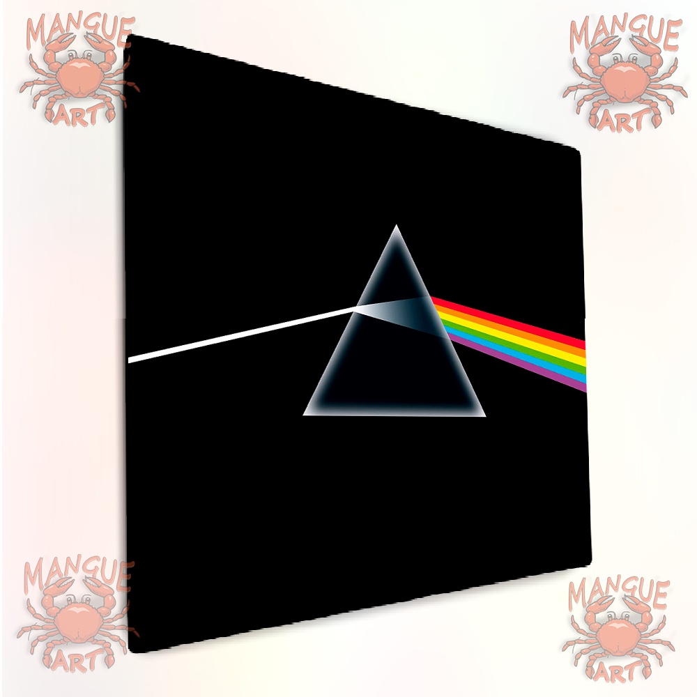 Quadros decorativos pink floyd, The Dark side off the moon. para pub, bar, barbearia.