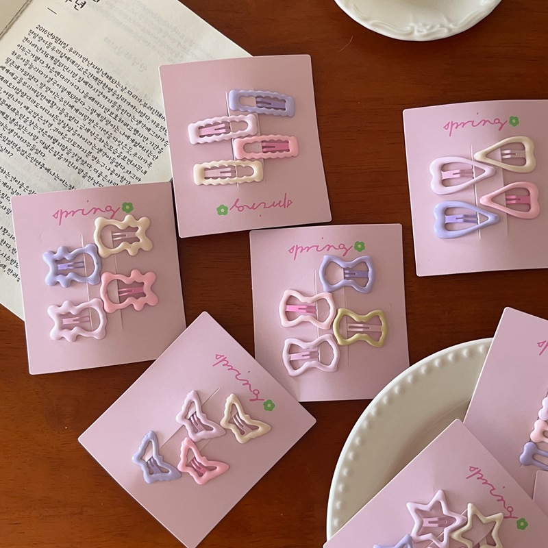 Grampo De Cabelo Bonito E Fresco Para Meninas , Acessório Infantil Sweet Star