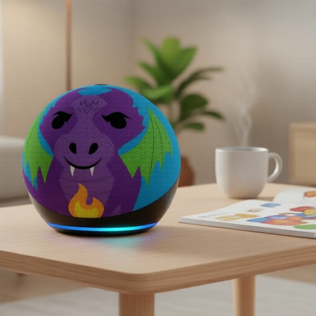 Alto-Falante Inteligente Echo Dot De 5a Geração Com Reprodutor Sem Fio Alexa Voice Assistant