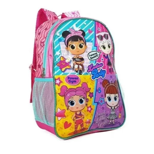 Mochila Escolar Infantil Reforçada Grande Ladies Party Clio