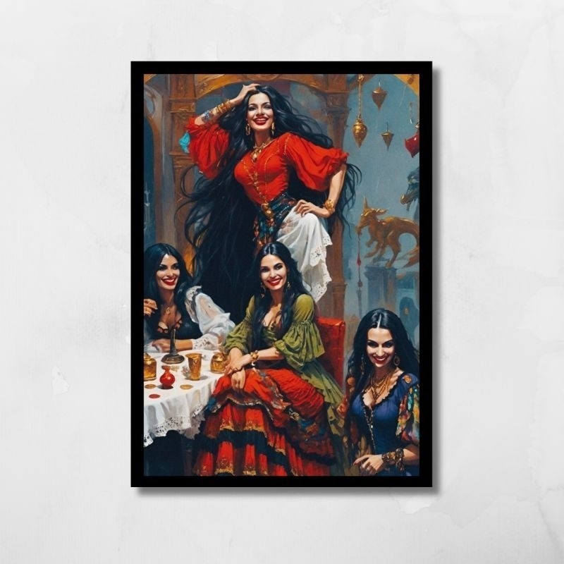 Quadro Decorativo Placa MDF-Ciganas Bar