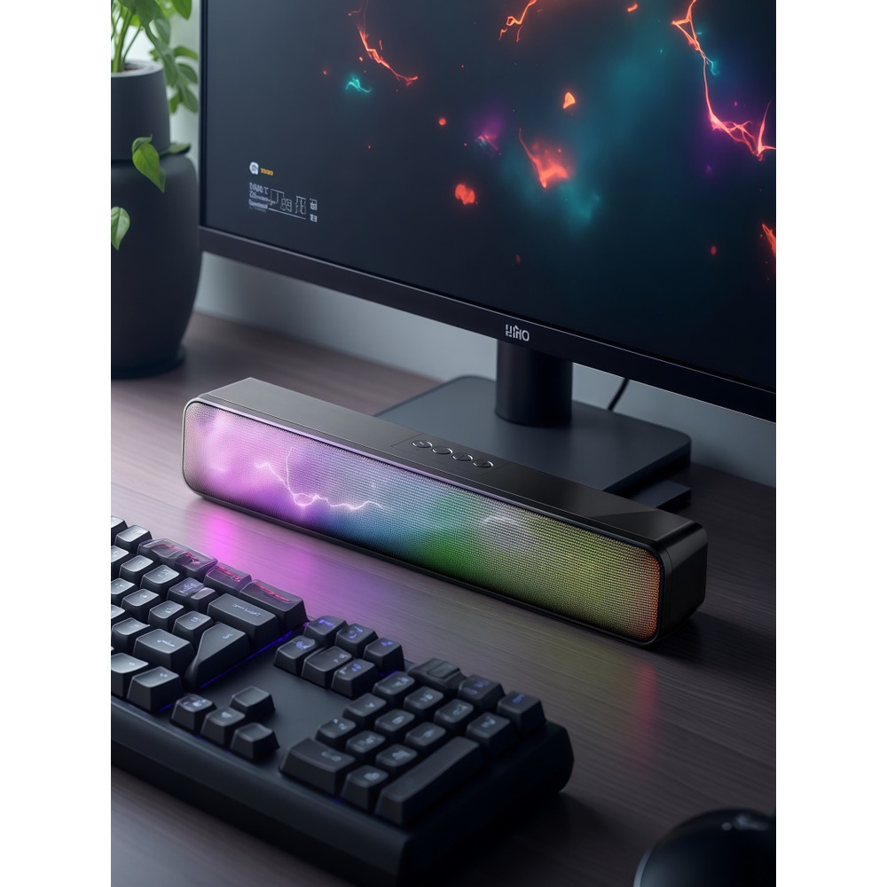 Berlin Gaming Voice Computador Integrado Desktop Áudio Home Game Com Fio Bluetooth Alto-falante Subwoofer
