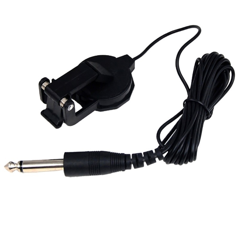 Bmico Clip on Microfones Piezo Pickup Guitar Sound Hole 6 Tomadas Som 35 Mm