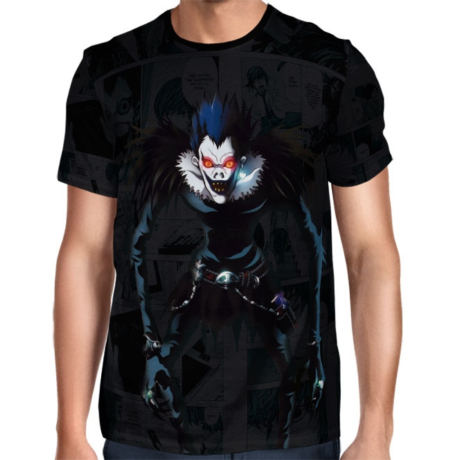 Camisa Full Print Death Note - Ryuk Exclusiva