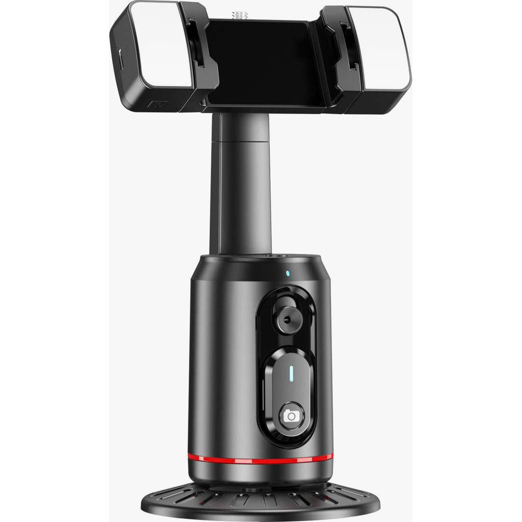 Gimbal Suporte Giratório 360 Com Led Controle Bluetooth