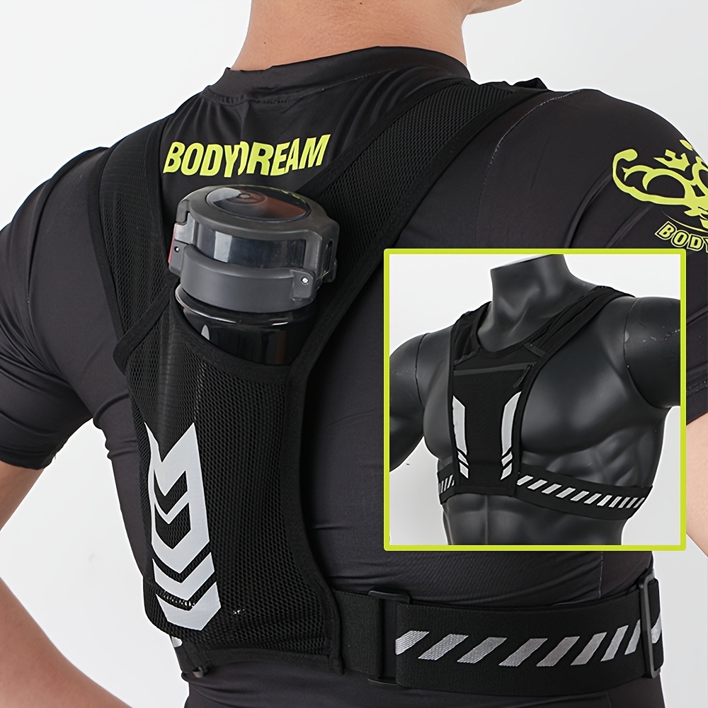New Sports Fashion Kettle Bag Riding Night Running Large Capacity Mobile Phone Reflective Shoulders Vest Bag