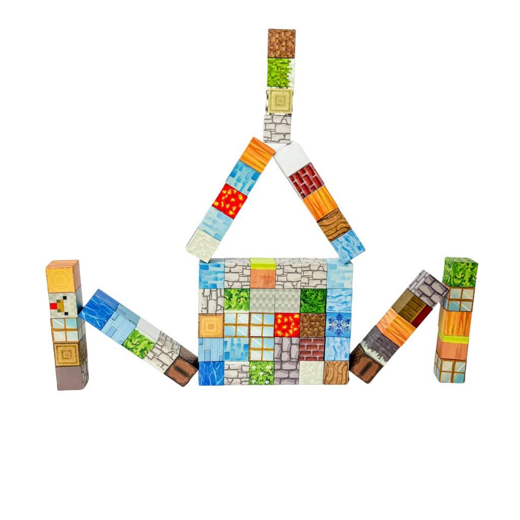 Blocos Magnéticos- 20 Peças De Construção Kids