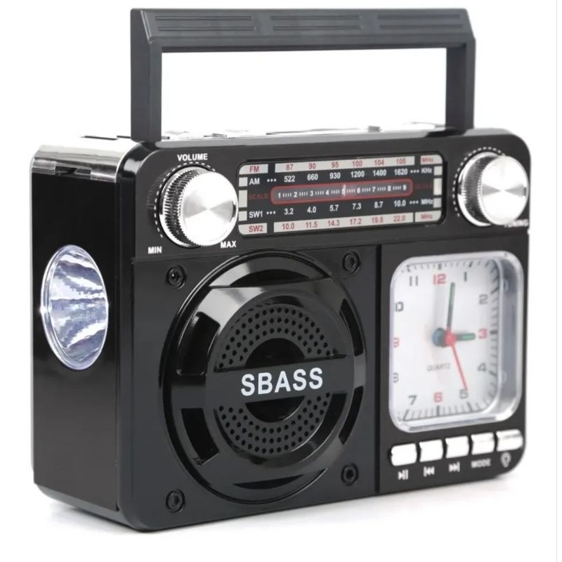 Rádio retro Vintage idoso completo Am/fm/sw Portátil Compacto Cor