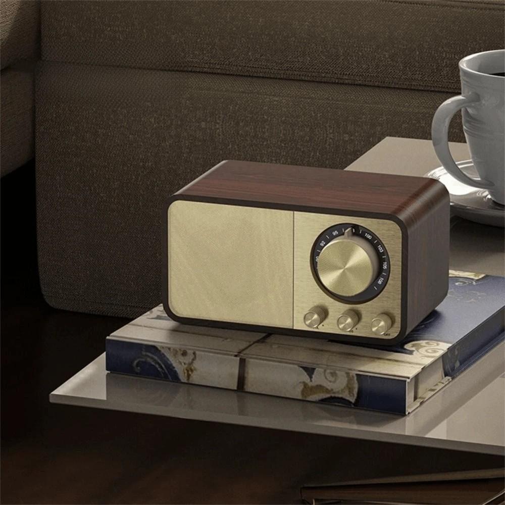 Alto-Falante Bluetooth KERVOYN , Rádio FM 5.0 Com , Áudio AUX/TF Suporte Para Vintage